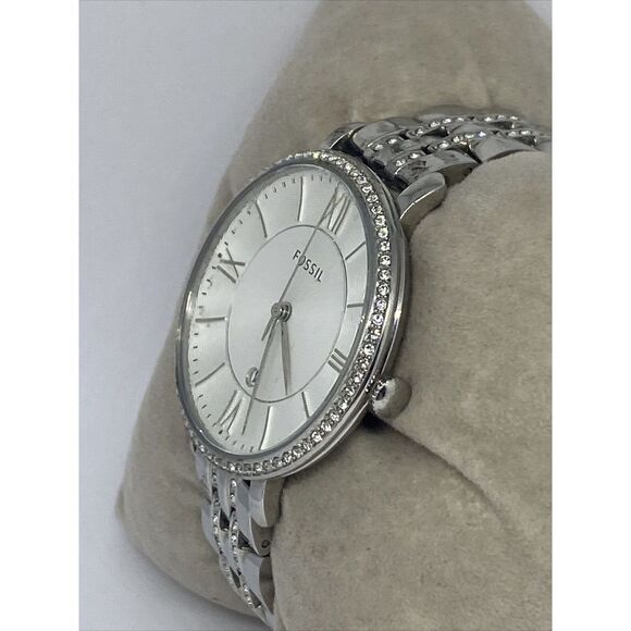 Fossil Jacqueline ES3545 Women's Silver Stainless Steel Analog Dial Watch RQ100 - Picture 4 of 12